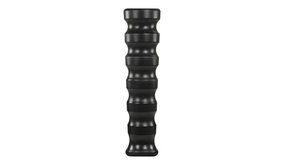 Knikrubber DN12, zwart geribbeld Knikrubber DN12, zwart geribbeld