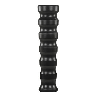 Knikrubber DN12, zwart geribbeld