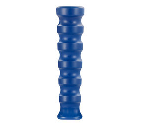 Knikrubber DN08, blauw geribbeld Knikrubber DN08, blauw geribbeld