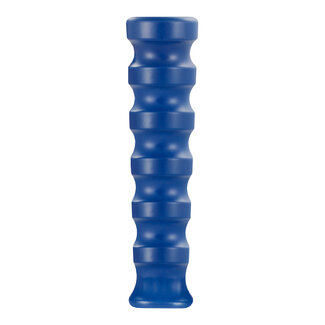 Knikrubber DN10, blauw geribbeld