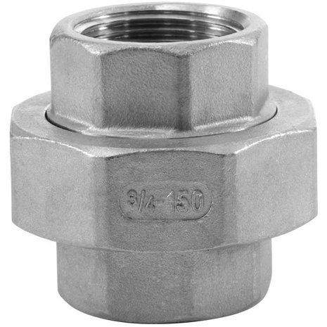 3-delige koppeling, 2x 3/4" AG