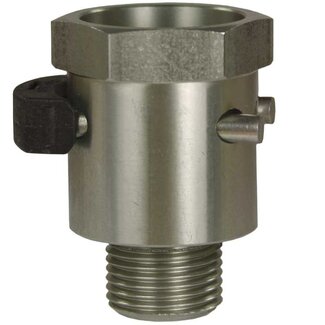 Adapter, 1/2" AG - 11mm, met clip