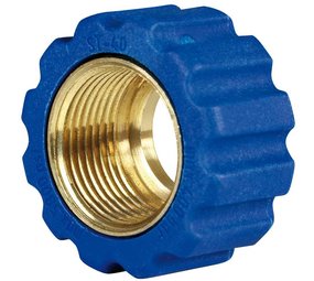 Losse moer, 1/2" IG - 16,4 mm, blauw Losse moer, 1/2" IG - 16,4 mm, blauw
