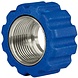 Losse moer, M22x1.5 - 16,4 mm, blauw Losse moer, M22x1.5 - 16,4 mm, blauw