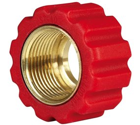 Losse moer, M22x1.5 - 16,4 mm, rood Losse moer, M22x1.5 - 16,4 mm, rood