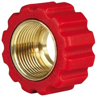 Losse moer, M22x1.5 - 16,4 mm, rood