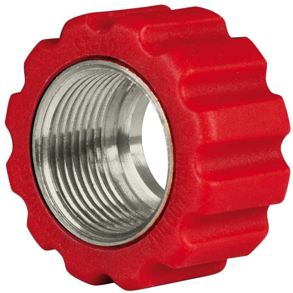 Losse moer, M22x1.5 - 16,4 mm, rood