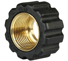 Losse moer, M22x1.5 - 17.3 mm, zwart Losse moer, M22x1.5 - 17.3 mm, zwart