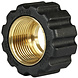 Losse moer, M22x1.5 - 17.3 mm, zwart Losse moer, M22x1.5 - 17.3 mm, zwart