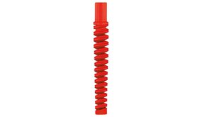Knikrubber DN06, rood spiraal Knikrubber DN06, rood spiraal