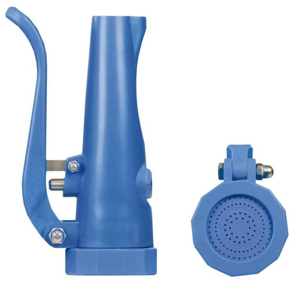 Douchekop, 1/2" IG, blauw