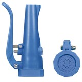 Douchekop, 1/2" IG, blauw