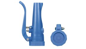 Douchekop, 1/2" IG, blauw