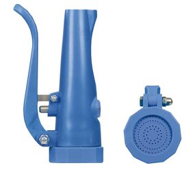 Douchekop, 1/2" IG, blauw