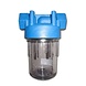 Filterhuis klein, 5" IG - 3/4" IG, 2-delig Filterhuis klein, 5" IG - 3/4" IG, 2-delig