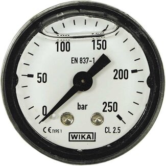 Manometer, 1/8" AG, 0 - 250 bar, 40 mm