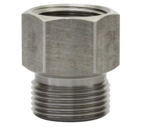 Tegennippel, M22 AG - 1/2" IG, 500 bar Tegennippel, M22 AG - 1/2" IG, 500 bar