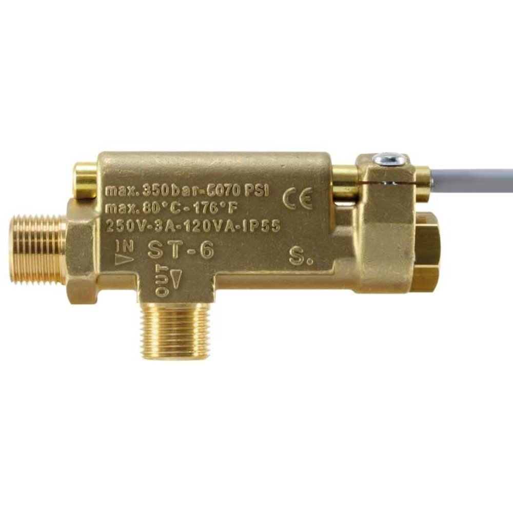 Flow-switch ST-6, 310 bar, 30 l/min, 1.8 / 1.4 l Flow-switch ST-6, 310 bar, 30 l/min, 1.8 / 1.4 l