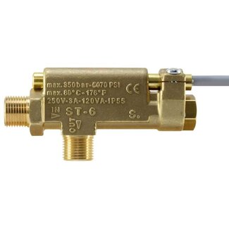 Flow-switch ST-6, 310 bar, 30 l/min, 1.8 / 1.4 l