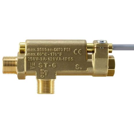 Flow-switch ST-6, 310 bar, 30 l/min, 1.8 / 1.4 l Flow-switch ST-6, 310 bar, 30 l/min, 1.8 / 1.4 l