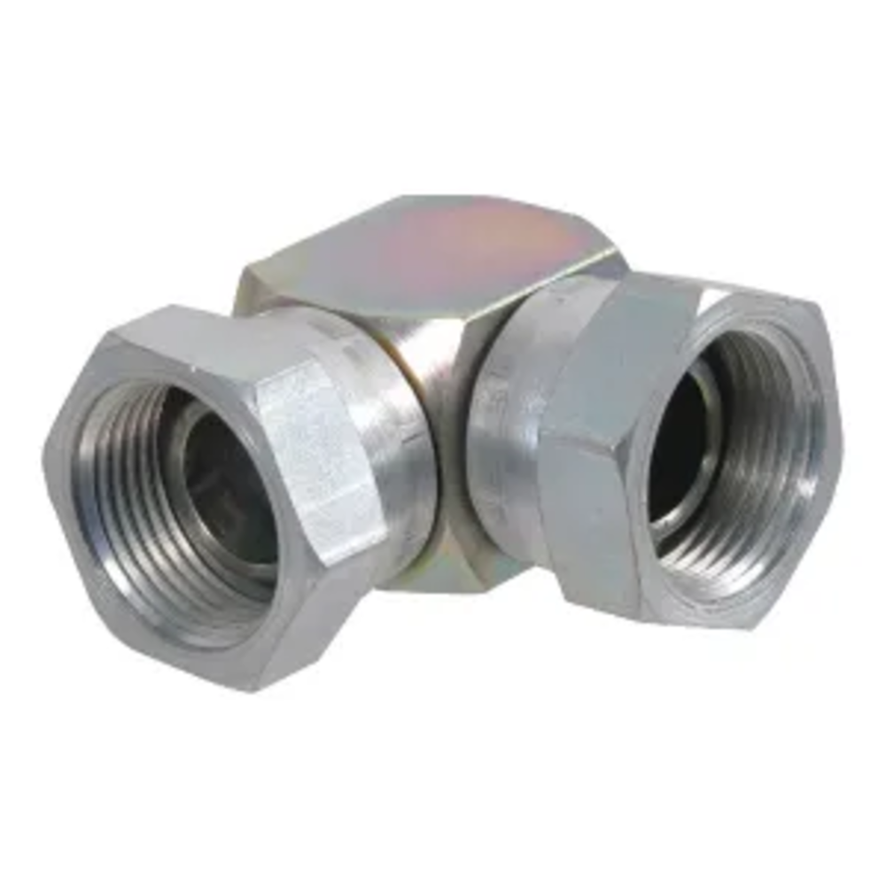 Kniekoppeling, 3/8" - 3/8" IG, 380 bar Kniekoppeling, 3/8" - 3/8" IG, 380 bar