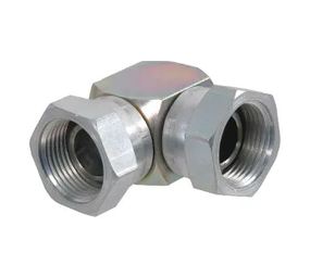 Kniekoppeling, 3/8" - 3/8" IG, 380 bar Kniekoppeling, 3/8" - 3/8" IG, 380 bar