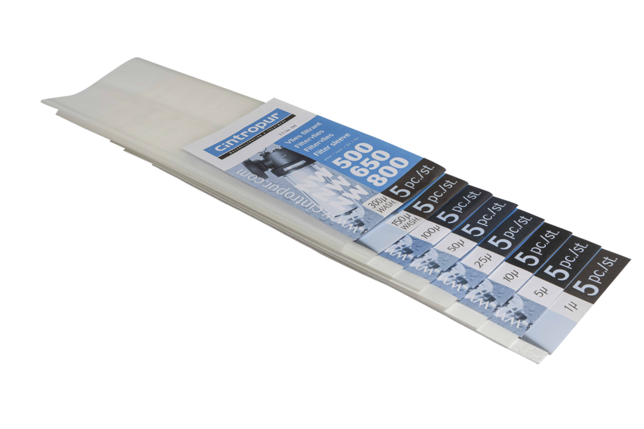 NW500 vlies, 25 micron,  per 5 stuks