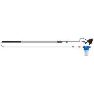 Telescooplans met borstel, 1.9 - 10 m, filter 5"