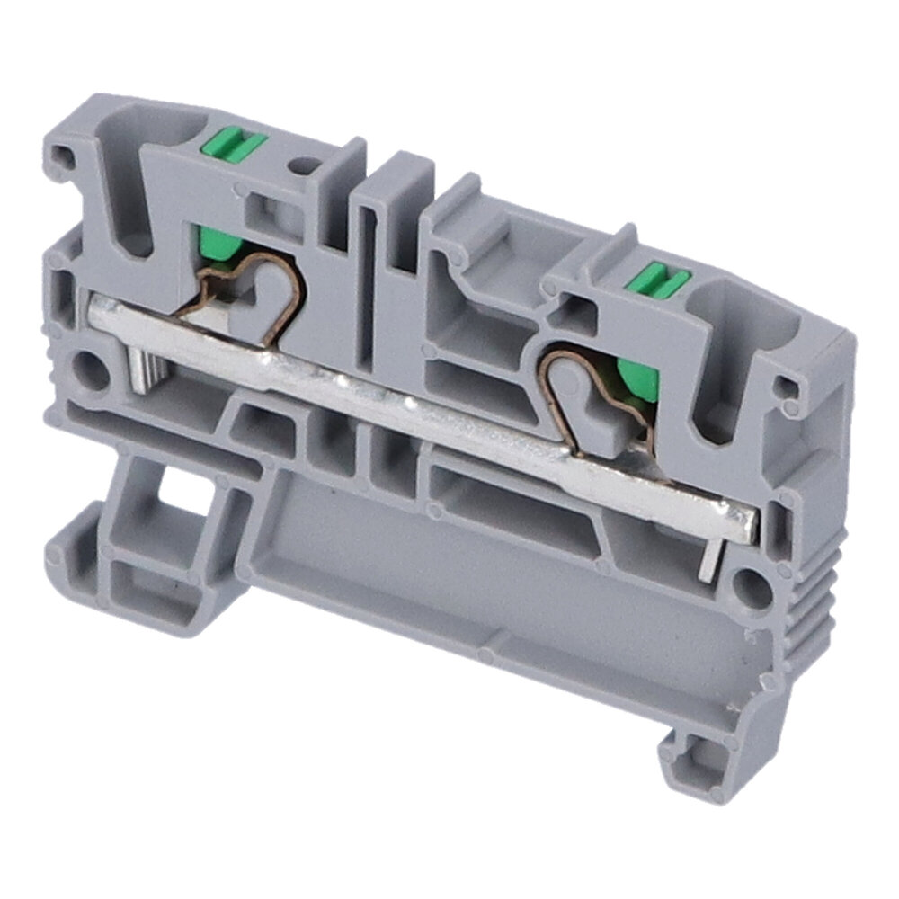 Rijgklem push-in, 2 aansluitingen