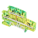 Etageklem aarde push-in, 4 aansluitingen