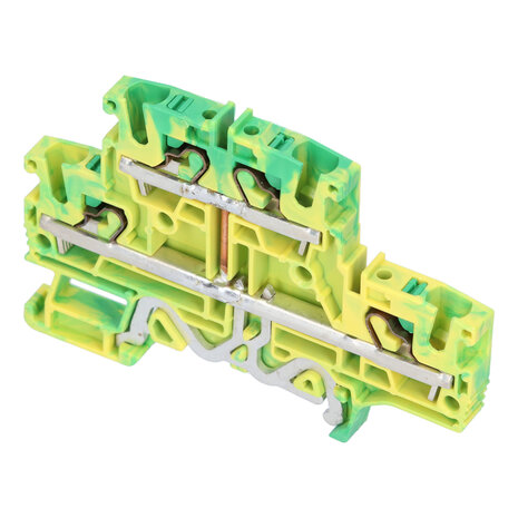Etageklem aarde push-in, 4 aansluitingen Etageklem aarde push-in, 4 aansluitingen
