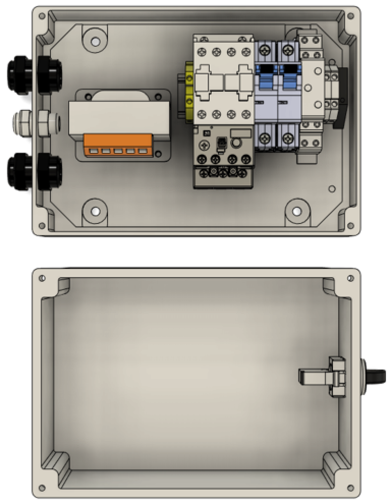 Sturing start-stop 5.5 kW, 24 V