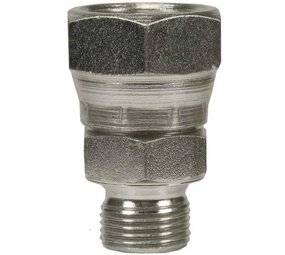 Wartel koppeling, 3/8" AG - 1/2" IG, 350 bar