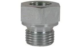 Reductie nippel, 3/8" IG - 1/2" AG, 500 bar Reductie nippel, 3/8" IG - 1/2" AG, 500 bar