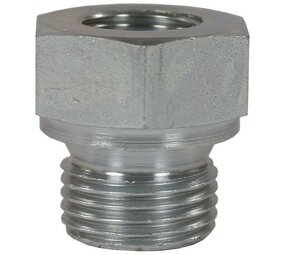 Reductie nippel, 3/8" IG - 1/2" AG, 500 bar Reductie nippel, 3/8" IG - 1/2" AG, 500 bar