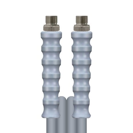 DN10 hogedrukslang, 25 m, Greyflex, AGR 1/2" AG