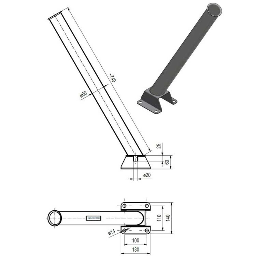 Lanshouder opbouw Lanshouder opbouw