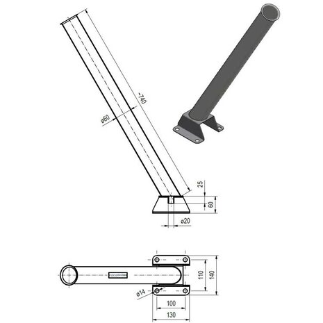 Lanshouder opbouw Lanshouder opbouw