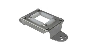 Slang-wanddoorvoer, 50x37 mm Slang-wanddoorvoer, 50x37 mm