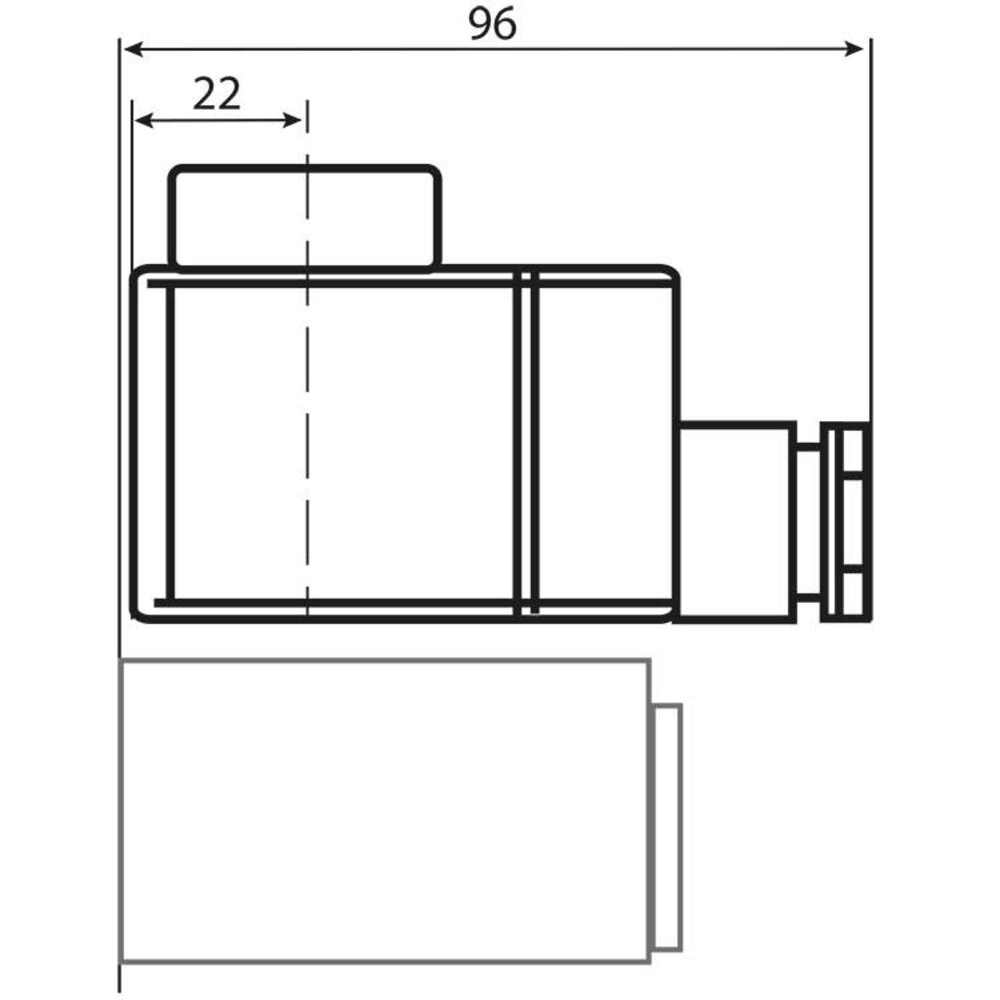 Danfoss, spoel, 12VDC, 16W Danfoss, spoel, 12VDC, 16W