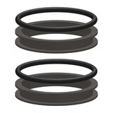 Draaikoppeling dichtingsset