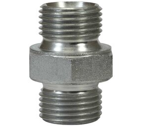 Dubbel nippel, 1" AG - 1" AG, 250 bar Dubbel nippel, 1" AG - 1" AG, 250 bar