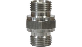 Dubbel nippel, 1/8" AG - 1/8" AG, 500 bar