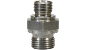 Dubbel nippel, 1/8" AG - 3/8" AG, 500 bar Dubbel nippel, 1/8" AG - 3/8" AG, 500 bar