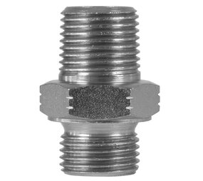 Dubbel nippel, 1/2" AGR - 1/2" AGN, 200 bar Dubbel nippel, 1/2" AGR - 1/2" AGN, 200 bar