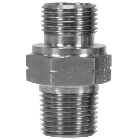 Dubbel nippel, 3/8" AGR - 3/8" AGN, 315 bar