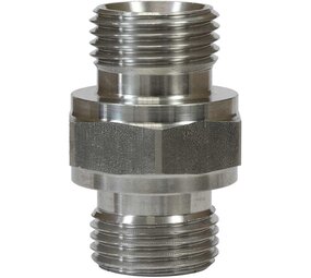 Dubbel nippel, 1" AG - 1" AG, 250 bar Dubbel nippel, 1" AG - 1" AG, 250 bar
