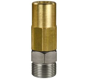 Draaikoppeling met radiaal glijlager ST-301, 1/4" IG - M22 AG, 350 bar