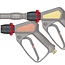 Draaikoppeling ST-345, 1/4" IG - 1/4" AG