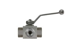 Driewegkraan, 1/4" IG, 315 bar Driewegkraan, 1/4" IG, 315 bar